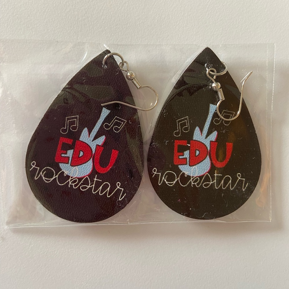 Edu Rockstar Earrings 🖤 NWT